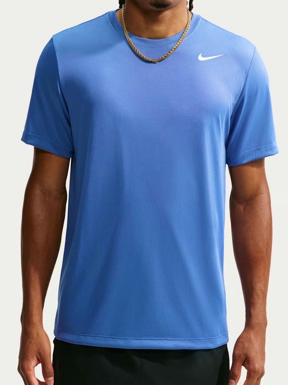 Nike Dri-FIT Legend Fitness Blue Short Sleeve Tee Mens Small NWT Gym T-Shirt